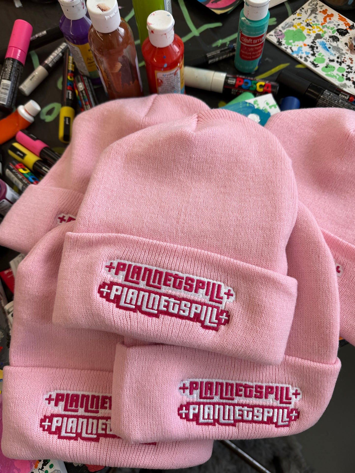 PINK BEANIES